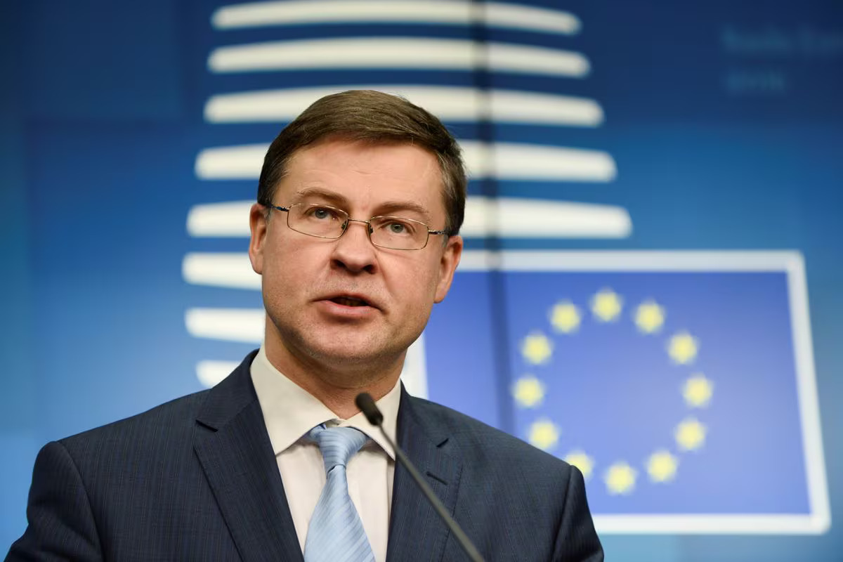 Letter to newly appointed Commissioner Valdis Dombrovskis